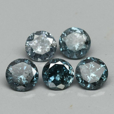 Blue Diamonds; Treated Colour