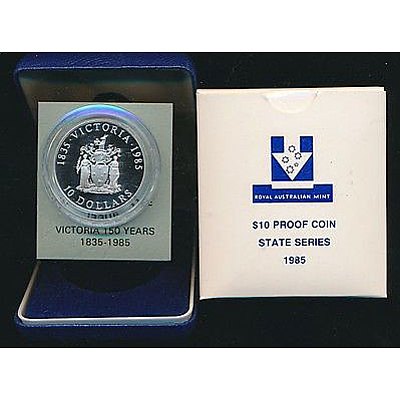 Australia: $10 Silver Proof 1985