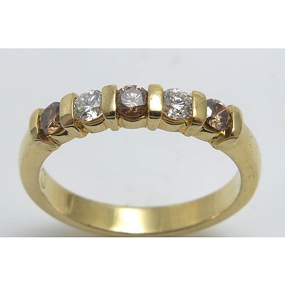 Half Carat Diamond Ring - 18ct Gold