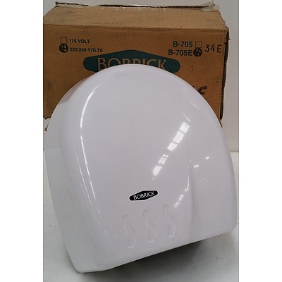 Bobrick Cub Electric Hand Dryers - Lot of Two - Brand New