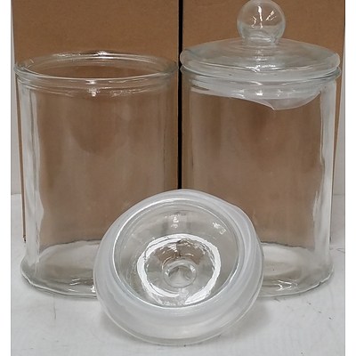 3.5 Litre Glass Storage Jars - Lot of 12 - Brand New