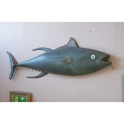 Vintage Fibreglass Wall Mounted Fish