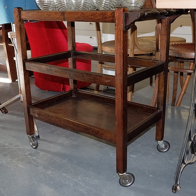Vintage Two-Tier Drinks Trolley