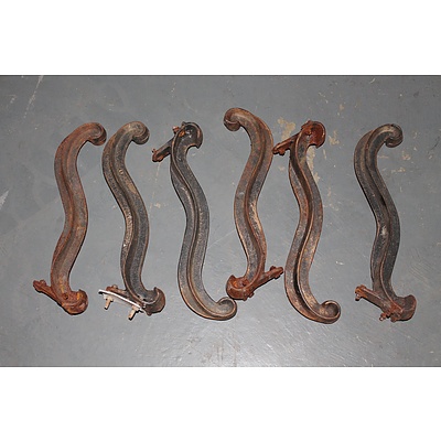 Set of Six Antique Cast Iron Legs - Possibly from Copper Boilers