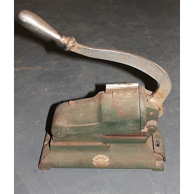 Vintage Industrial Westons Pty Ltd Letter Punch Tool
