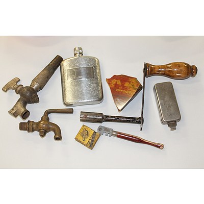 Quantity of Vintage Collectables including Two Keg Spigots