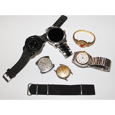 Six Various Men's Watches