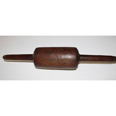 Antique Hand Carved Rolling Pin