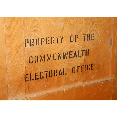 Circa 1960s Commonwealth Electoral Office Folding Polling Booth