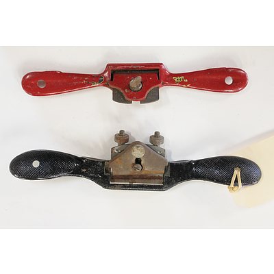 Record A63 Spokeshave and Another Vintage English Spokeshave