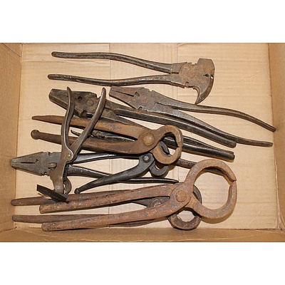 Collection of Antique and Vintage Pliers and Nippers