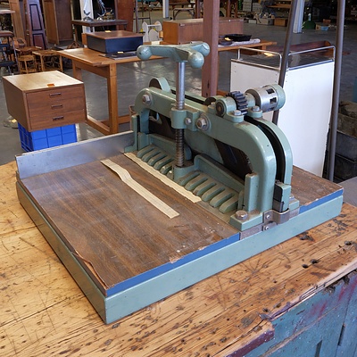 Industrial Printers Cast Iron Guillotine