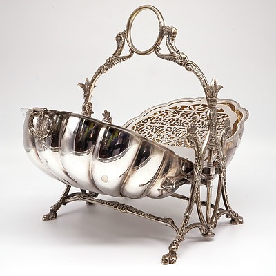Victorian Silver Plate Muffineer Before 1884