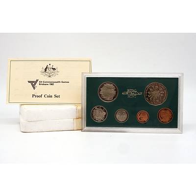 1982 XII Commonwealth Games Brisbane Royal Australia Mint Proof Coin Set