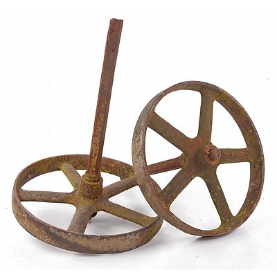 Antique Cast Iron Wheels