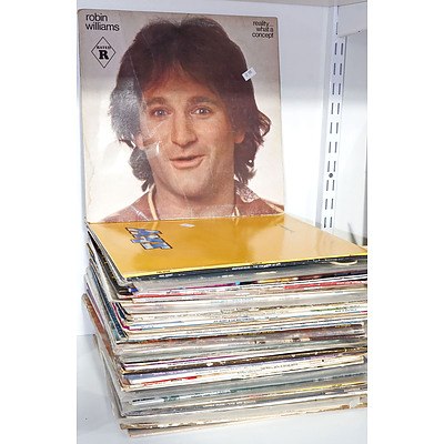 Approximately 60 Vinyl Records Including Billy Joel, Niel Diamond, Sky and More