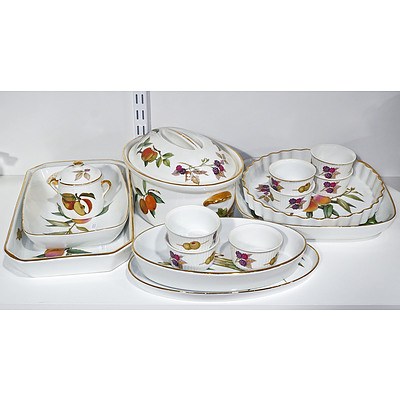 Collection Of Royal Worchester Evesham Oven To Table Ware