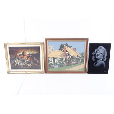 11 Framed Prints of Various Subjects and Styles