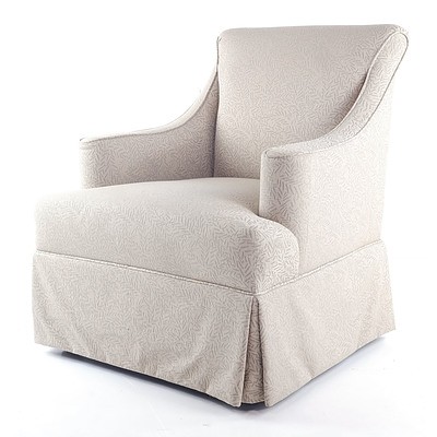 Nicely Upholstered Classic Design Armchair