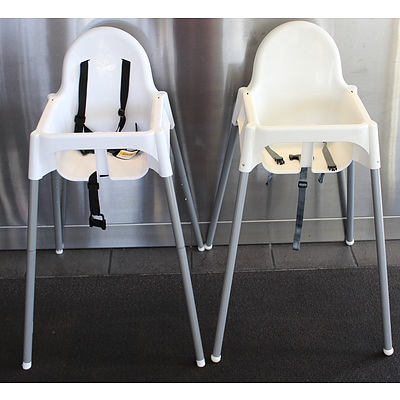 Infant High Chairs  - Lot of Two