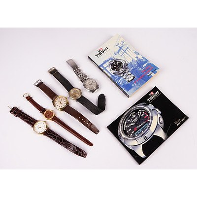Group of Watches including Seiko and Raymond Weil Etc and a Tissot Book