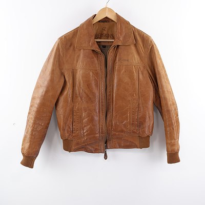 Redskins Leather Jacket Size Large