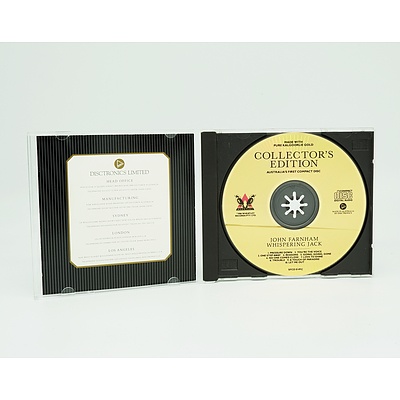MADE WITH PURE KALGOORLIE GOLD - Collector's Edition John Farnham Whispering Jack CD