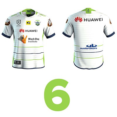 6. Jack Wighton - Huawei Charity Jersey to Support Black Dog Institute
