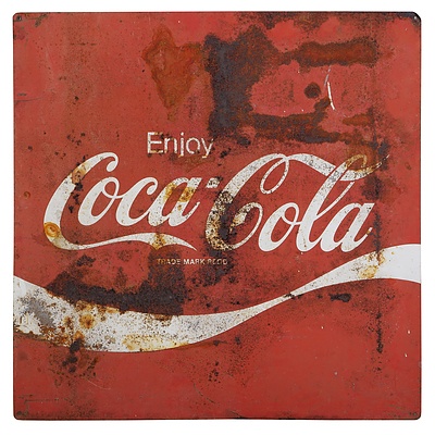 Coca Cola Tin Single Sided Sign