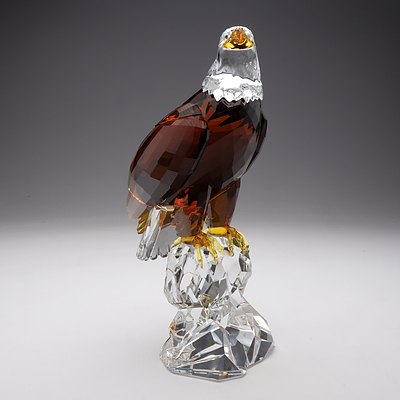 Limited Edition Swarovski Crystal, "The Bald Eagle" in Original Box, 6011/10000