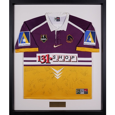 Signed 1998 Broncos Premiers Jersey
