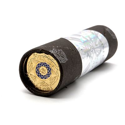 Sealed Cotton and Co Roll of Twenty Five 2019 $2 Police Remembrance Coins