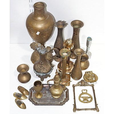 Collection of Eastern and Other Brassware