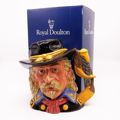 Boxed 1997 Royal Doulton General Custer Character Jug, D7079