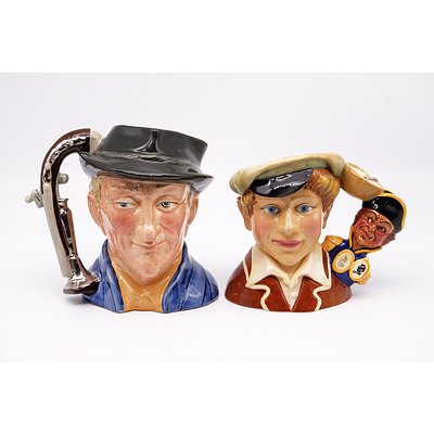 Two Limited Edition Royal Doulton Character Jugs, The Antique Dealer D6807 and Oliver Twist 227/500, D7218