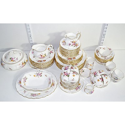 Royal Crown Derby Posies Dinner and Tea Service for Eight with Extras