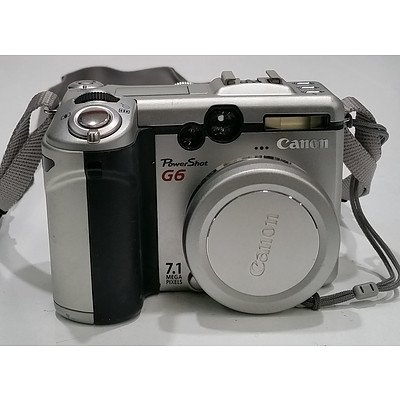 Canon Power Shot G6 7.1MP Digital Camera with 4x Optical Zoom