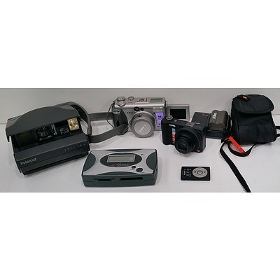 Lot Of Assorted  Cameras And Accessories