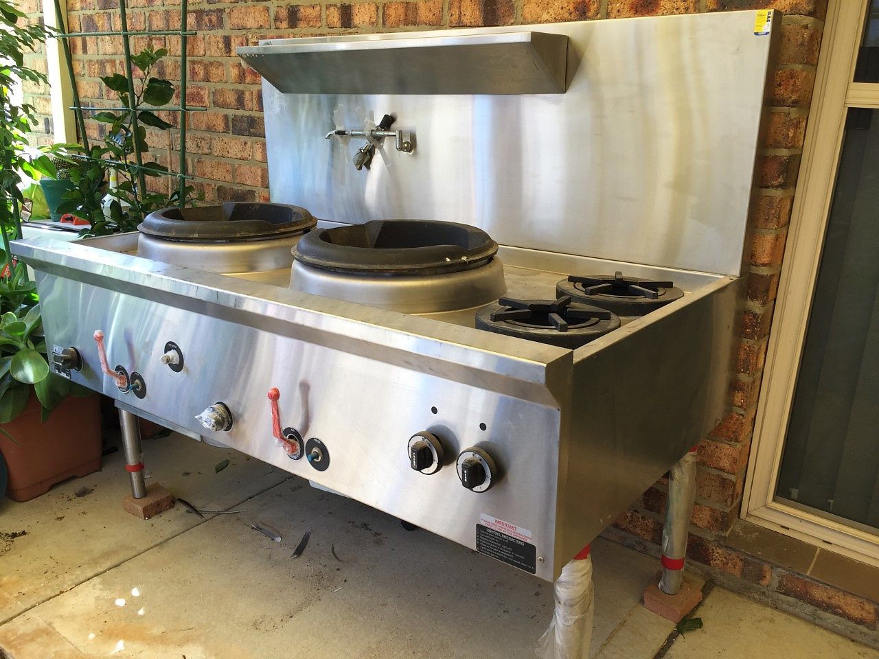 Natural Gas Two Burner Wok Station Lot 1140612 ALLBIDS