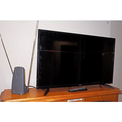 TEAC Lev40gd3fhd TV and Remote, Plus DSE Antenor