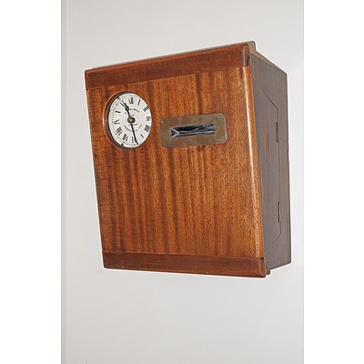 Antique English Time Recorder