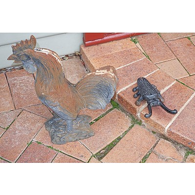 Cast Iron Rooster and Boot Remover