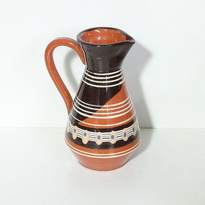 Vintage Bulgarian Ceramic Handmade Coffee Set