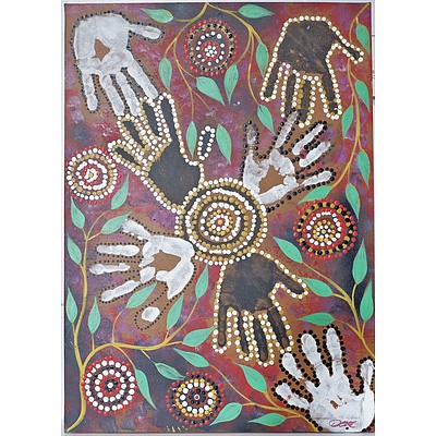 Dale Huddleston 'Reconciliation' Oil on Canvas