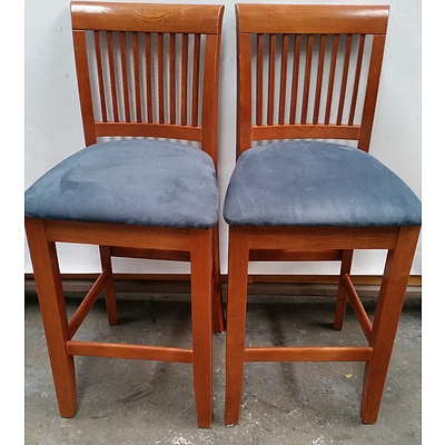 Maple Kitchen Stools - Lot of Two