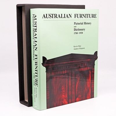 Australian Furniture: Pictorial History and Dictionary 1788 - 1938, Edited by Kevin Fahy and Andrew Simpson, Casuarina Press, As New