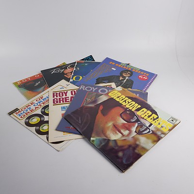 Quantity of Approximately Eight Roy Orbison Vinyl 12 Inch LP Records