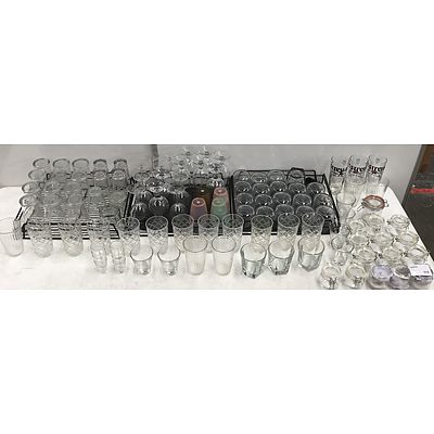 Large Lot Of Assorted Glassware