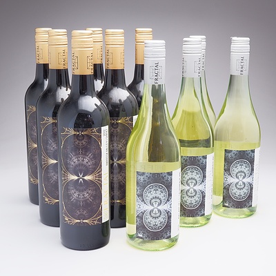 Ten Bottles Mixed Fractal Wines