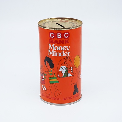 Vintage CBC Bank Money Minder Tin